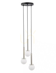 Sigma Daisy 3-Light Pendant Lamp Black Silver G9 40764 small 0