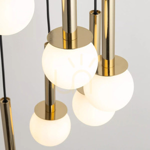 Sigma DAISY 5-Light Gold White Pendant Lamp 40771 1 Sigma DAISY 5-Light Gold White Pendant Lamp 40771 small 1
