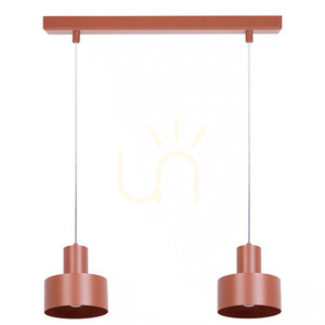 RIF 2-Licht Pendelleuchte Sigma Brick Stahl E27 41157 small 0