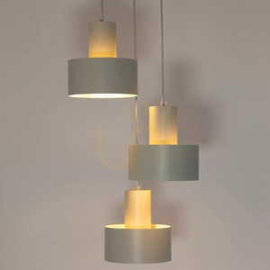 Pendant Light Sigma RIF 3 Grey Beige E27 33 cm 41168 small 1