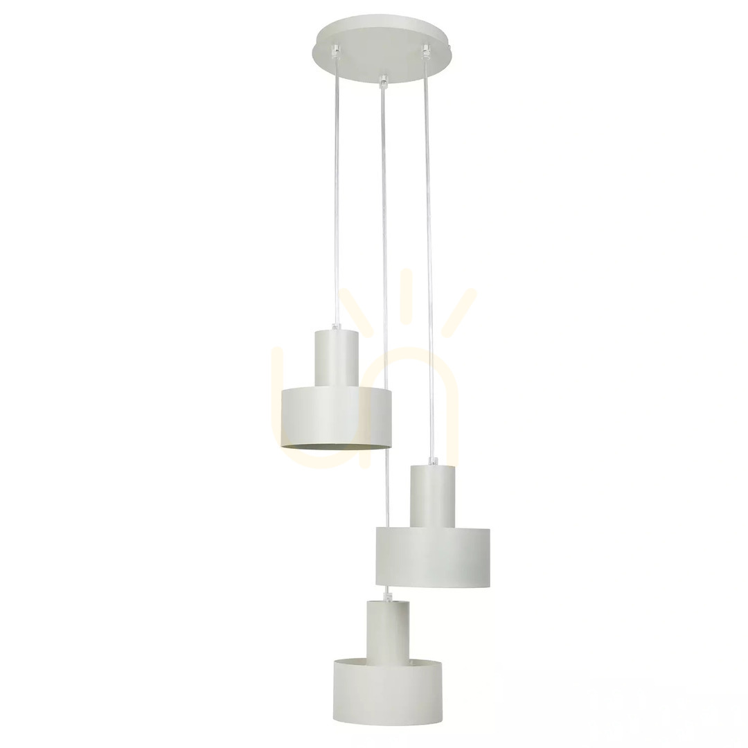 Pendelleuchte Sigma RIF 3-flammig grau-beige E27 41168