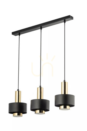 Check Pendant Light Sigma RIF LUX 3 Black Gold GX53 40720