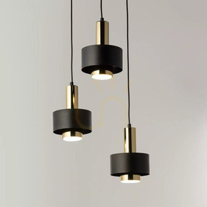 Pendant Light Sigma RIF LUX 3 Black Gold 40721 small 1