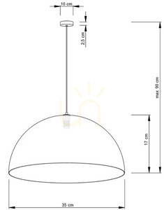 Pendant Lamp Sigma Sfera 35 Gold E27 32292 small 3