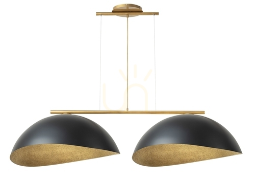 Check Lampa wisząca Sigma Solar 2L złota czarno-złota E27 40572