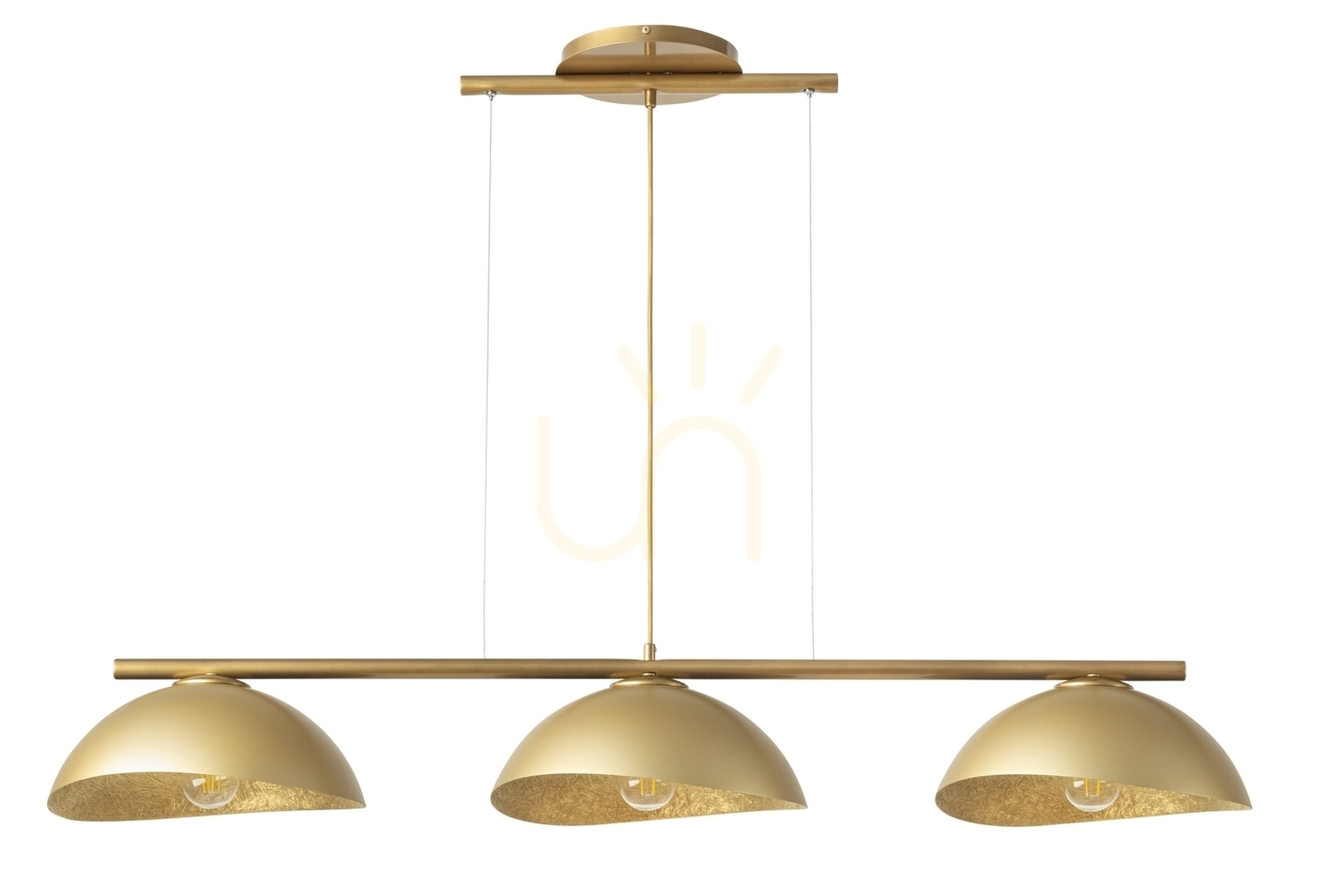 Pendant Light Sigma Solar 3 Gold E27 Adjustable 40576