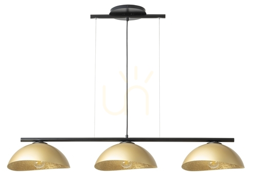 Check Pendant Light Sigma Solar 3 Black Gold E27 40582