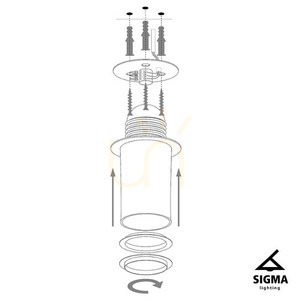 Plafond Sigma Solaris S Gold 33 cm E27 SKU 40589 small 2