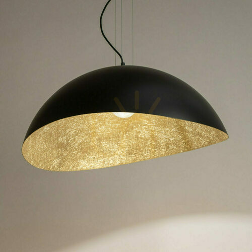 Check Pendant Lamp Sigma Solaris M Black Gold E27 40601