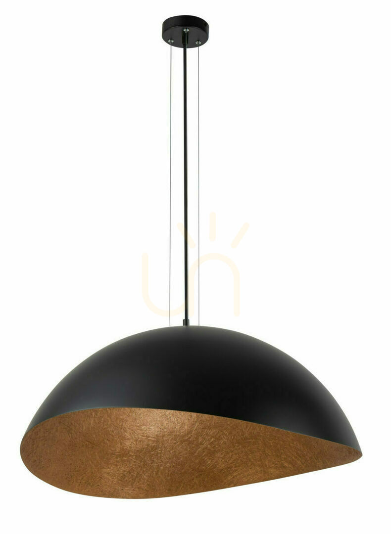 Pendelleuchte Sigma Solaris L schwarz/kupfer E27 höhenverstellbar 40609