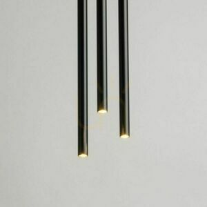 Pendant Lamp Sigma Sopel 3-Light Black Steel SKU 33622 small 2