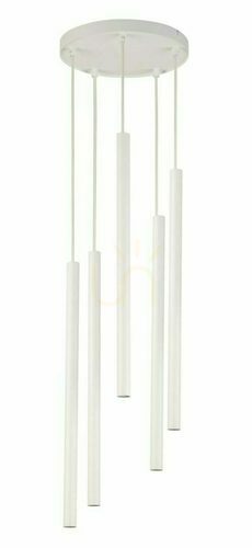 Check Pendant Light Sigma Sopel 5 White Steel 25 cm 33626