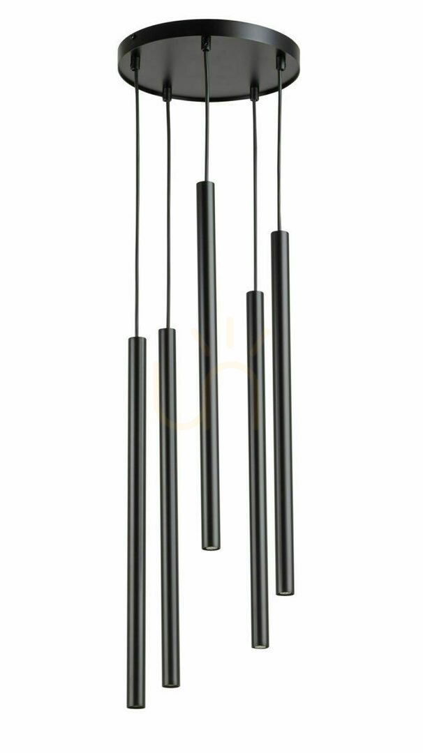 Pendelleuchte Sigma Sopel 5-flammig schwarz G9 33625