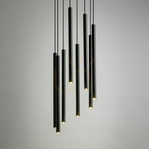 Check Pendant light Sigma Sopel 8 black painted steel 30 cm SKU 33628