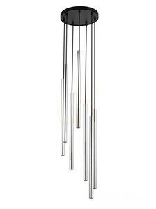 Pendant Light Sigma SOPEL LUX 7 Black/Silver 40734 small 0