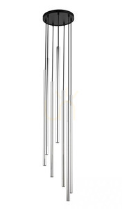 Lampa wisząca Sigma SOPEL LUX 7 black silver 5xG9 25 cm 40746 small 0