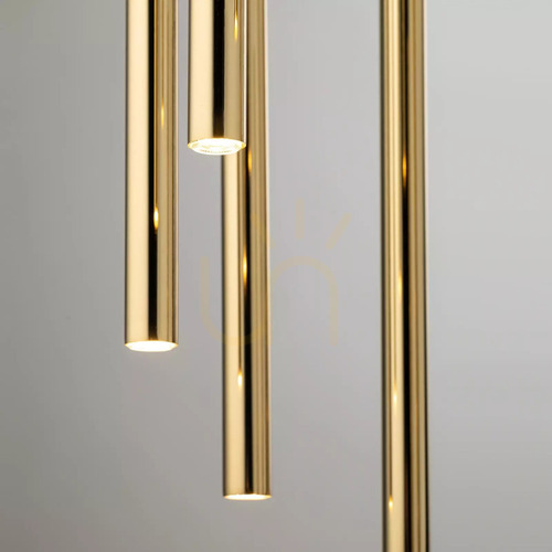 Check Pendant Light Sigma SOPEL LUX 7 Black Gold 5xG9 40750