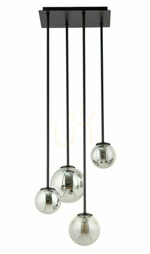 Check Plafon Sigma Tulia 4 black grey 90 cm G9 33502