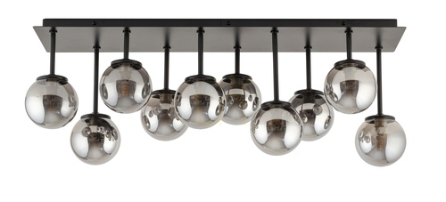 Check Plafond Sigma Tulia 10 Black Grey Glass 12W G9 33492