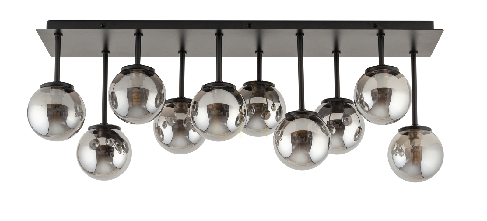 Plafond Sigma Tulia 10 Black Grey Glass 12W G9 33492