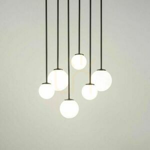 Plafon Sigma Tulia 6 white black glass G9 90 cm 33499 1 Plafon Sigma Tulia 6 white black glass G9 90 cm 33499 small 1