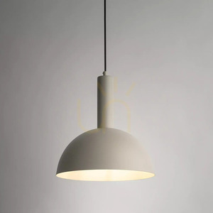 Pendant Light Sigma VITRUM M Grey Beige Metal E27 30 cm 40805 small 2