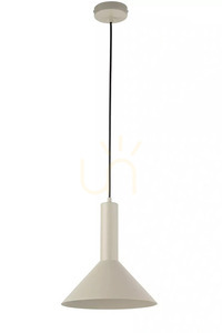 Pendant Light Sigma VITRUM Grey Beige Cone 26 cm E27 40806 0 Pendant Light Sigma VITRUM Grey Beige Cone 26 cm E27 40806 small 0