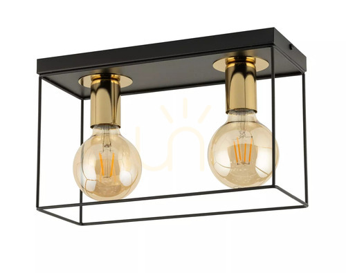 Check Plafond Sigma VOX 2 Black Gold E27 34 cm 40703