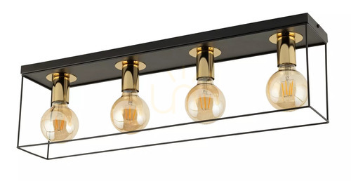 Check Plafond Sigma VOX 4 Black Gold E27 75 cm 40705