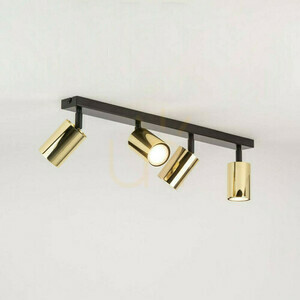 Plafond Sigma Zoom 4 black brass 60 cm 33509 1 Plafond Sigma Zoom 4 black brass 60 cm 33509 small 1