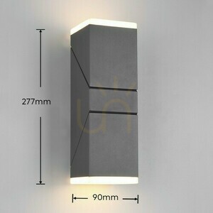 Trio HADOR outdoor wall lamp DL242270660. small 9