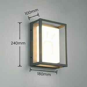 Trio PORTOR outdoor wall lamp DL142277860. small 9