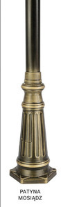Outdoor Pole Light SU-MA Retro Classic Patina Brass 3-Light OGMWN 3 small 1