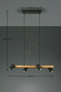 Trio VANTOS Pendant Lamp DL432312490. small 1