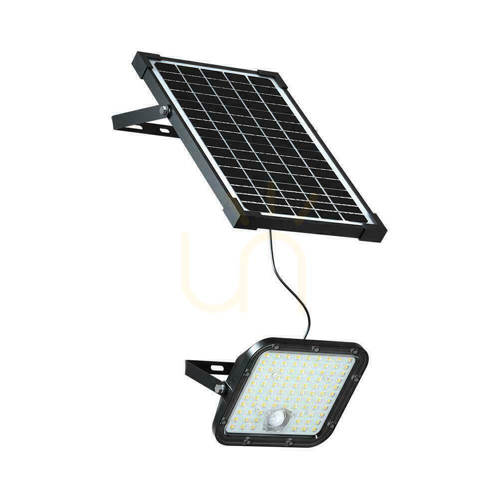 Display LED solar floodlight V-TAC 30W remote control auto timer motion sensor IP65 CCT VT-432CCT 4800lm LED solar floodlight V-TAC 30W remote control auto timer motion sensor IP65 CCT VT-432CCT 4800lm