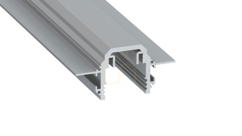 Check LED profile LUMINES type DURO silver anodized 3 m