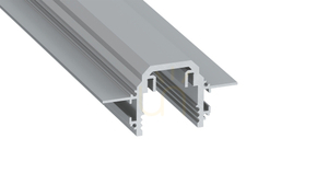 LED profile LUMINES type DURO silver anodized 3 m small 0