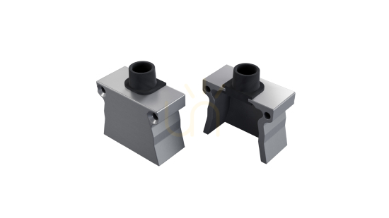 ALU LUMINES STRADA silver anodized cap with grommet