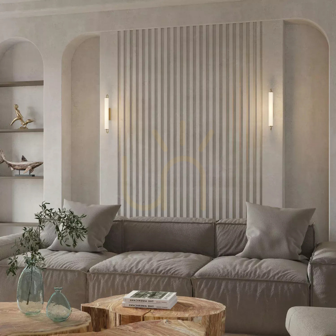 Margetia M LED wall lamp IP 44 gold WL0126-M