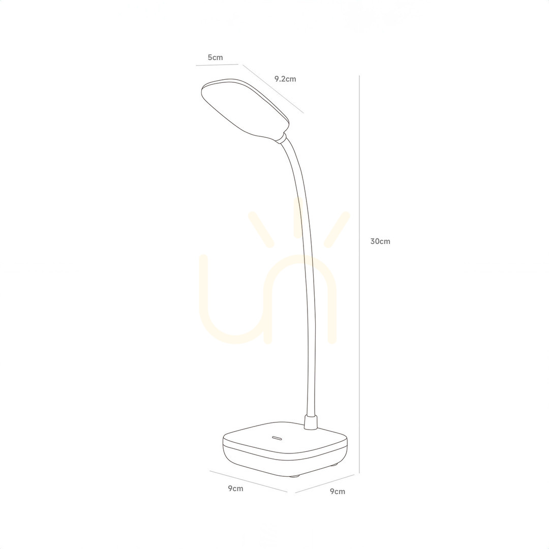 Preview Desk Lamp 1961-WH White 1xLED Desk Lamp 1961-WH White 1xLED