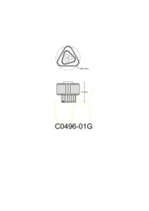 Plafond HELIOS C0496-01G-F7AC Gold 1xG9 small 1