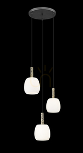 CALVO P0076-03A-P7AA Pendant Lamp Black 3xG9. 1 CALVO P0076-03A-P7AA Pendant Lamp Black 3xG9. small 1
