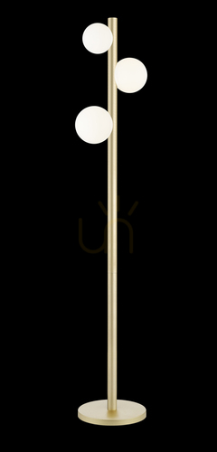 Check FORES Floor Lamp F0574-03N-V6AA Gold 3xG9.