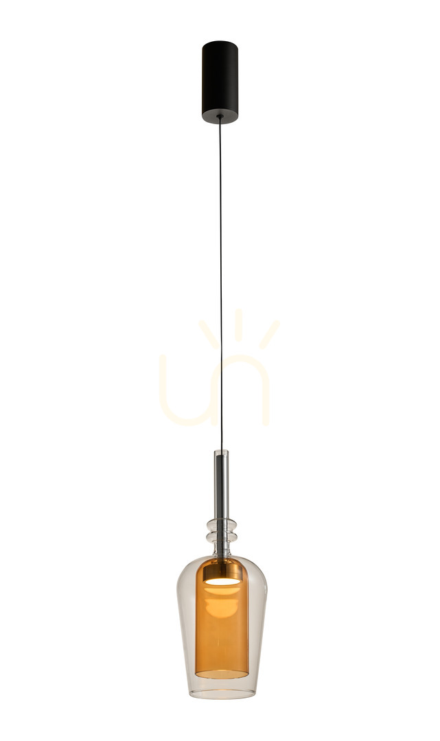 TAGNA Pendelleuchte 251010-AM Schwarz 1xLED