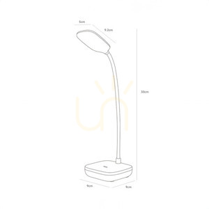 Desk Lamp Desk Lamp 1961-BK Black 1xLED small 6