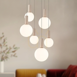 TESTA pendant lamp beige G9 10W CANDELLUX 36-50915 small 1