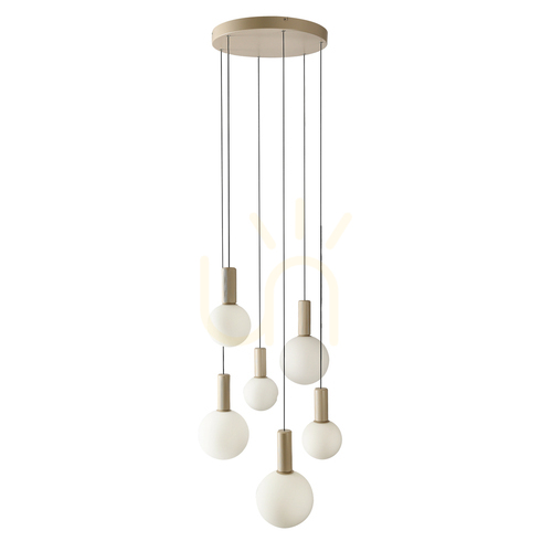 Check TESTA pendant lamp beige G9 10W CANDELLUX 36-50915