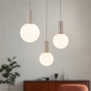 TESTA pendant lamp beige G9 10W CANDELLUX 33-50908 small 1