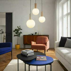 TESTA pendant lamp beige G9 10W CANDELLUX 33-50908 small 2