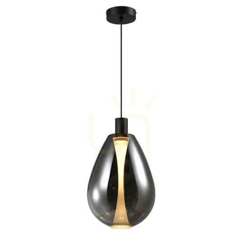 Check DENSO 30 black GU10 10W pendant lamp CANDELLUX 31-51387